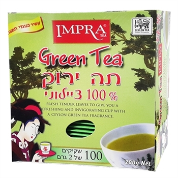 Ceylon Green Tea 100 tea bags 2 grams each