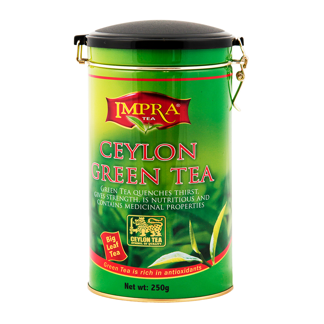 Ceylon Loose Leaf Green Tea in Tin 250 grams
